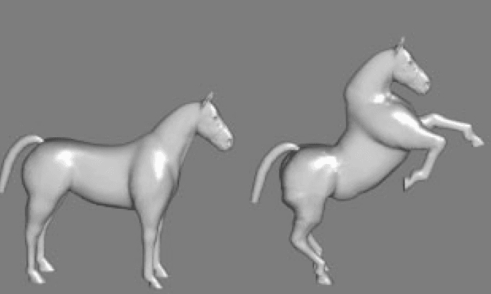 GPU Rigid Skinning based on a Refined Skeletonization Method