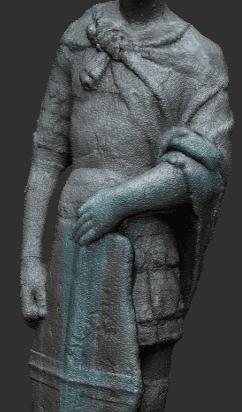 Realistic Rendering of Material Aging for Artwork Objects